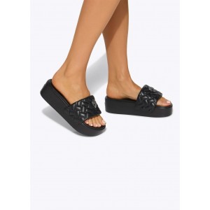 Kurt Geiger Meena Eagle Black Platform Παπούτσια