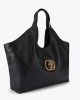 Kurt Geiger Chelsea XXL Soft Tote Black Leather Τσάντα