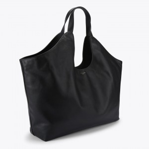 Kurt Geiger Chelsea XXL Soft Tote Black Leather Τσάντα