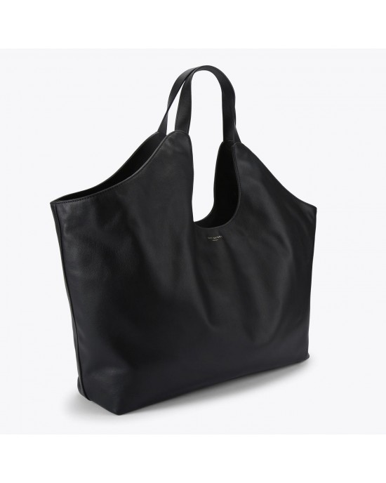 Kurt Geiger Chelsea XXL Soft Tote Black Leather Τσάντα