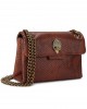 Kurt Geiger Kensington Brown Mini Leather Τσάντα Ώμου