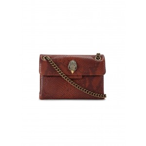 Kurt Geiger Kensington Brown Mini Leather Τσάντα Ώμου