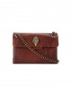 Kurt Geiger Kensington Brown Mini Leather Τσάντα Ώμου