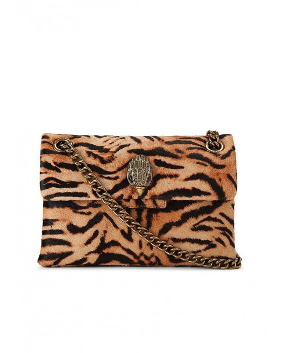 Kurt Geiger Kensington Camel Mini Leather Τσάντα Ώμου