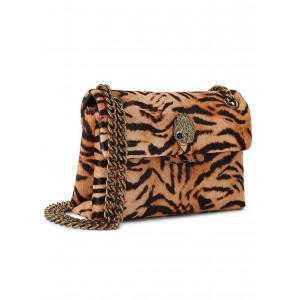 Kurt Geiger Kensington Camel Mini Leather Τσάντα Ώμου