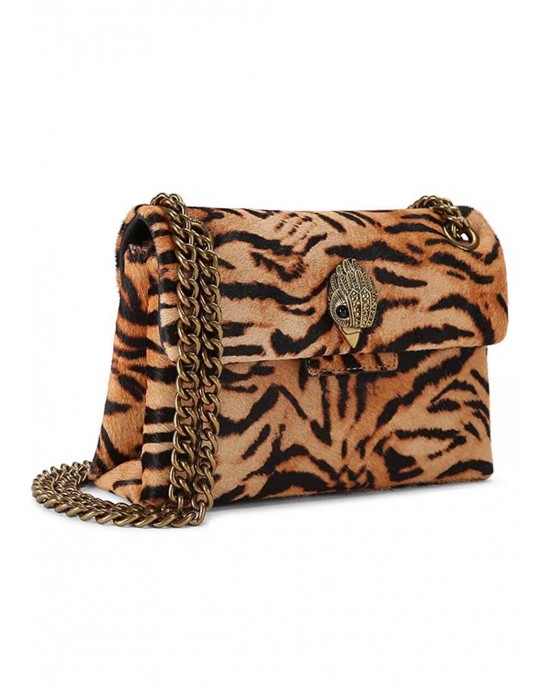 Kurt Geiger Kensington Camel Mini Leather Τσάντα Ώμου