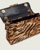 Kurt Geiger Kensington Camel Mini Leather Τσάντα Ώμου