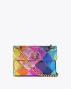 Kurt Geiger Mini Kensington Diamond Grained Cross Multicolor Leather Τσάντα