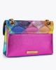 Kurt Geiger Mini Kensington Diamond Grained Cross Multicolor Leather Τσάντα