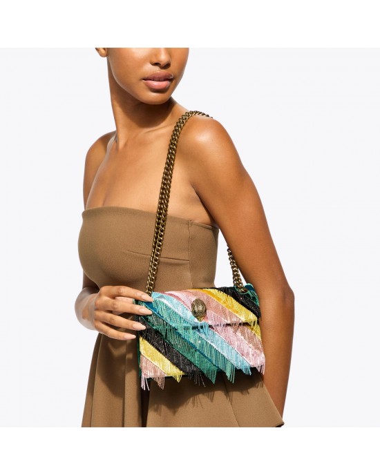Kurt Geiger Mini Kensington Fringes Τσάντα Kurt Geiger Mini Kensington Fringes Τσάντα