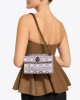Kurt Geiger Diamand Crystal Fabric Mini Kensington Τσάντα Ώμου