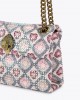 Kurt Geiger Diamand Crystal Fabric Mini Kensington Τσάντα Ώμου