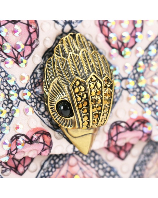 Kurt Geiger Diamand Crystal Fabric Mini Kensington Τσάντα Ώμου