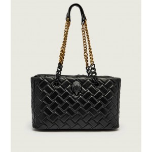 Kurt Geiger Kensington SH Kurt DR Leather Black Τσάντα