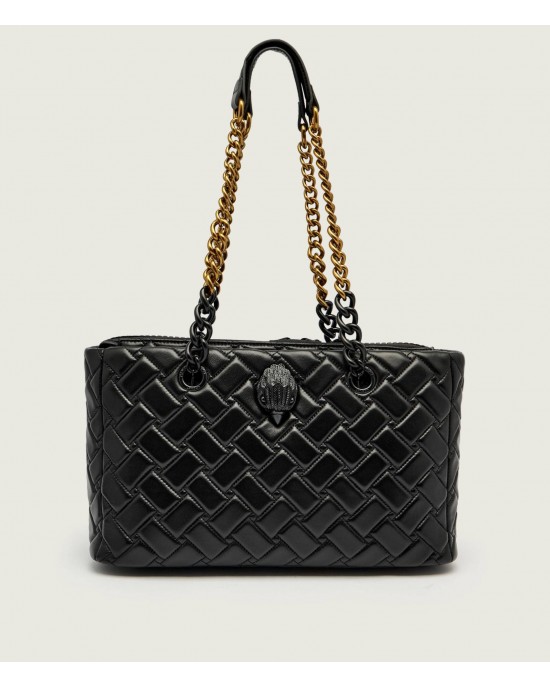 Kurt Geiger Kensington SH Kurt DR Leather Black Τσάντα