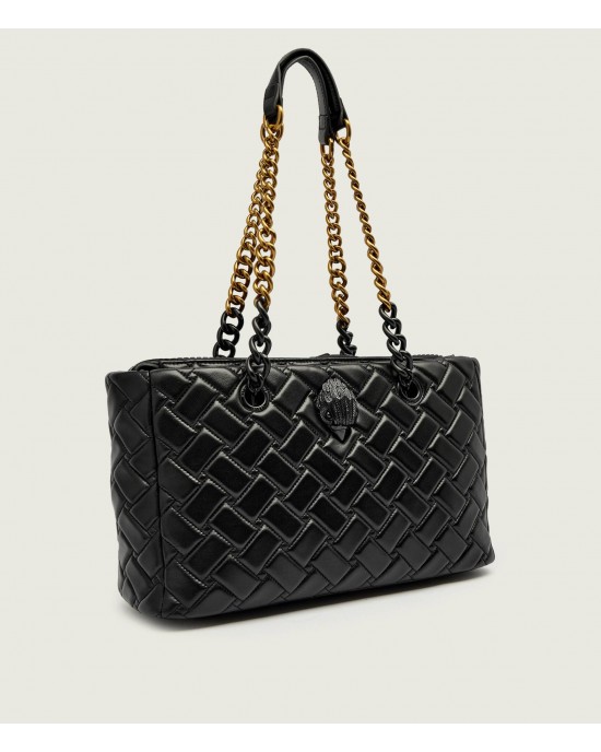 Kurt Geiger Kensington SH Kurt DR Leather Black Τσάντα