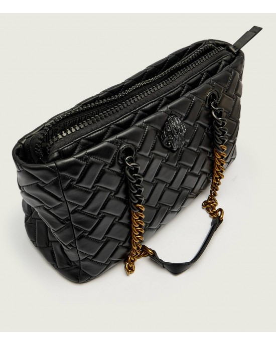 Kurt Geiger Kensington SH Kurt DR Leather Black Τσάντα