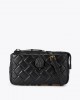 Kurt Geiger Kensington XBody Kurt Black Cross Body Leather Τσάντα