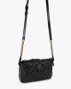 Kurt Geiger Kensington XBody Kurt Black Cross Body Leather Τσάντα