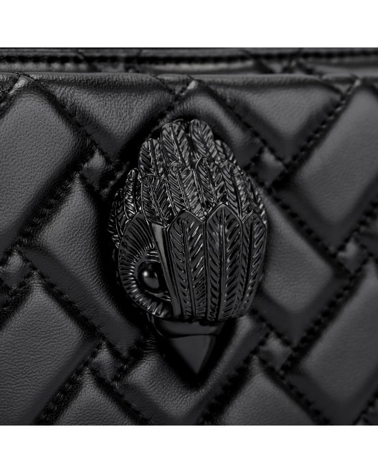 Kurt Geiger Kensington XBody Kurt Black Cross Body Leather Τσάντα