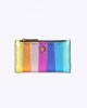 Kurt Geiger Kensington Bifold Rainbow Stripe Leather Πορτοφόλι Kurt Geiger Kensington Bifold Rainbow Stripe Leather Πορτοφόλι