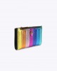 Kurt Geiger Kensington Bifold Rainbow Stripe Leather Πορτοφόλι Kurt Geiger Kensington Bifold Rainbow Stripe Leather Πορτοφόλι