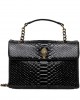 Kurt Geiger Leather Kensington Black Τσάντα