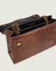 Kurt Geiger Kensington Brown Leather Τσάντα Ώμου