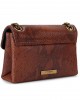 Kurt Geiger Kensington Brown Leather Τσάντα Ώμου