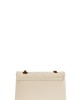Kurt Geiger Leather Kensington Patent Cream Τσάντα Ώμου