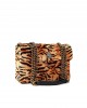 Kurt Geiger Kensington Camel Leather Τσάντα Ώμου