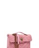 Kurt Geiger Leather Kensington Pink Leather Τσάντα Ώμου