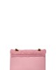 Kurt Geiger Leather Kensington Pink Leather Τσάντα Ώμου