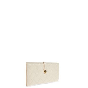 Kurt Geiger Leather Soft Kensington Bone Πορτοφόλι
