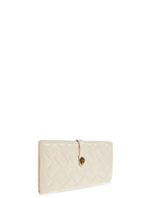 Kurt Geiger Leather Soft Kensington Bone Πορτοφόλι