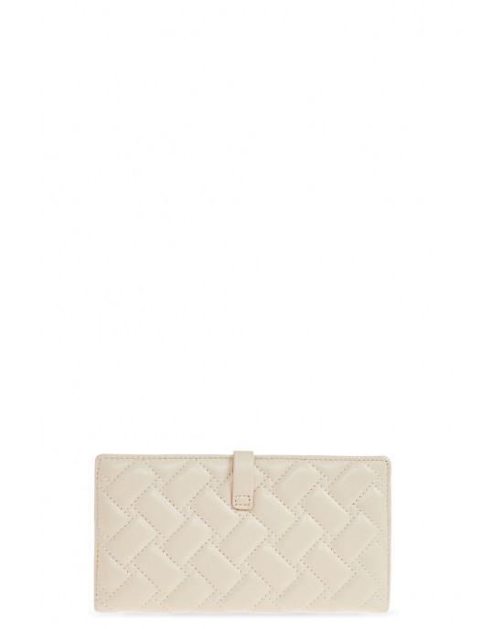 Kurt Geiger Leather Soft Kensington Bone Πορτοφόλι