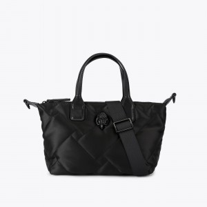 Kurt Geiger Recycled Small Shopper Black Nylon Τσάντα