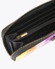 Kurt Geiger Kensington Zip-Around Rainbow Stripe Leather Πορτοφόλι