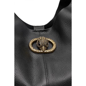 Kurt Geiger Chelsea Large Slouch Hobo Black Δερμάτινη Τσάντα