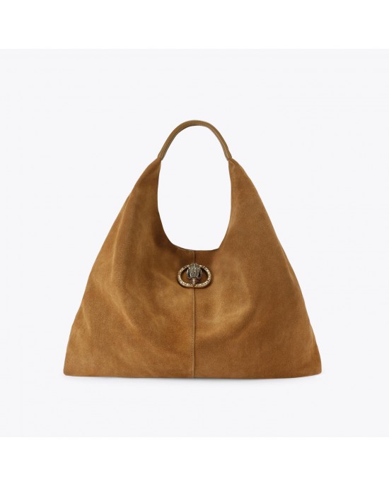 Kurt Geiger Chelsea Large Slouch Hobo Tan Τσάντα