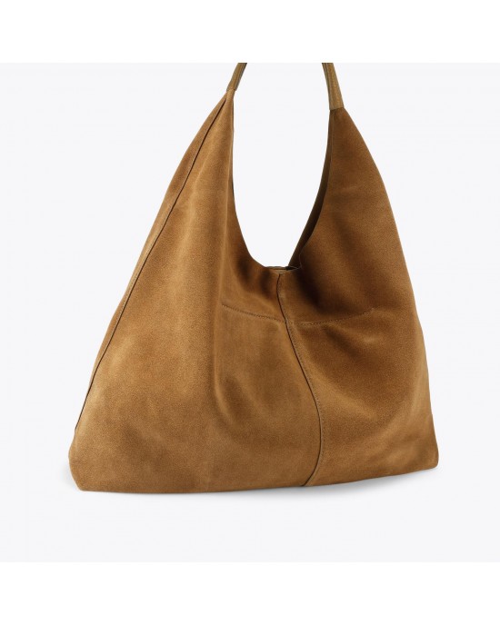 Kurt Geiger Chelsea Large Slouch Hobo Tan Τσάντα