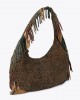 Kurt Geiger Shoreditch LG Hobo Fringe Suede Τσάντα