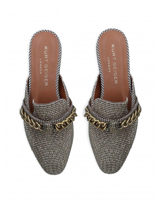 Kurt Geiger Chelsea Mule Beige Παπο΄υτσια