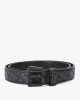 Kurt Geiger Kensington 30 Black Leather Ζώνη