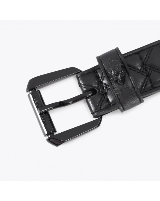 Kurt Geiger Kensington 30 Black Leather Ζώνη