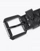 Kurt Geiger Kensington 30 Black Leather Ζώνη