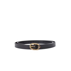 Kurt Geiger Mayfair 18 Black Leather Ζώνη