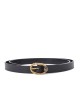 Kurt Geiger Mayfair 18 Black Leather Ζώνη