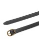 Kurt Geiger Mayfair 18 Black Leather Ζώνη