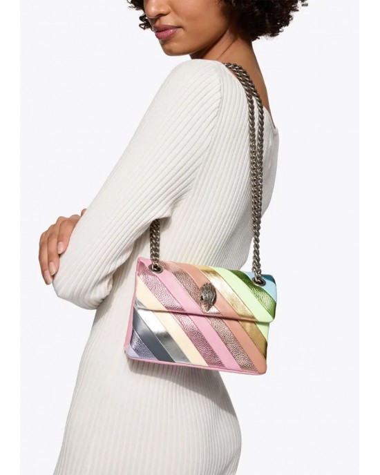 Kurt Geiger Leather Mini Kensington Leather Τσάντα Ώμου